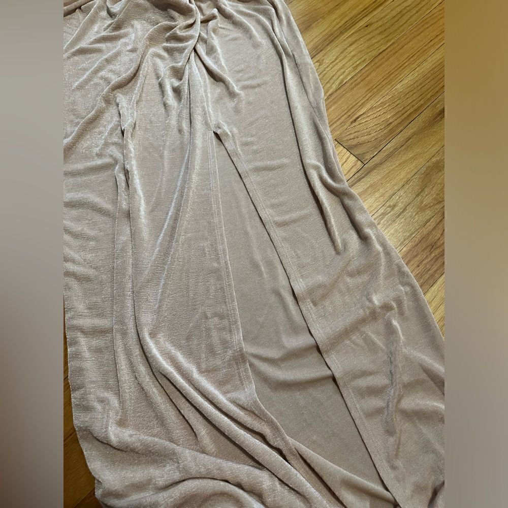 Topshop | slinky twist front maxi skirt - Picture 4 of 6